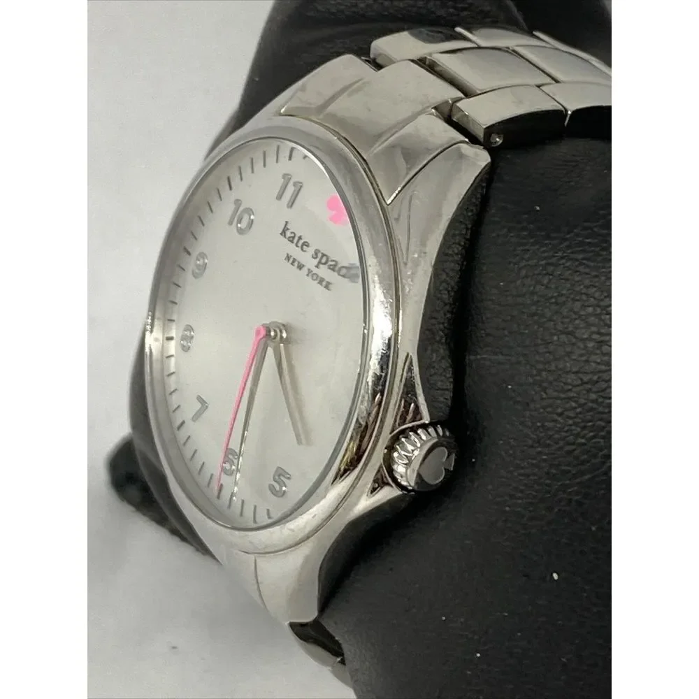 Kate Spade New York 0029 Women's Stainless Steel Silver Analog Dial Watch XX589
